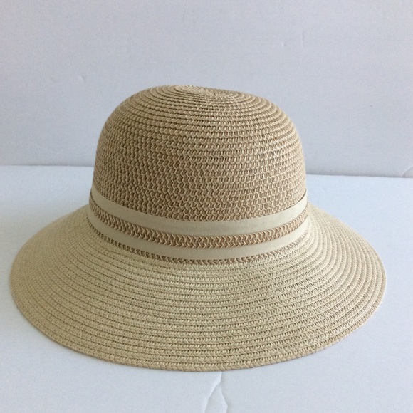 Magid Hats Accessories - Magid Straw Hat Natural Paper Sun Two Tone Coastal Grandmother Beach